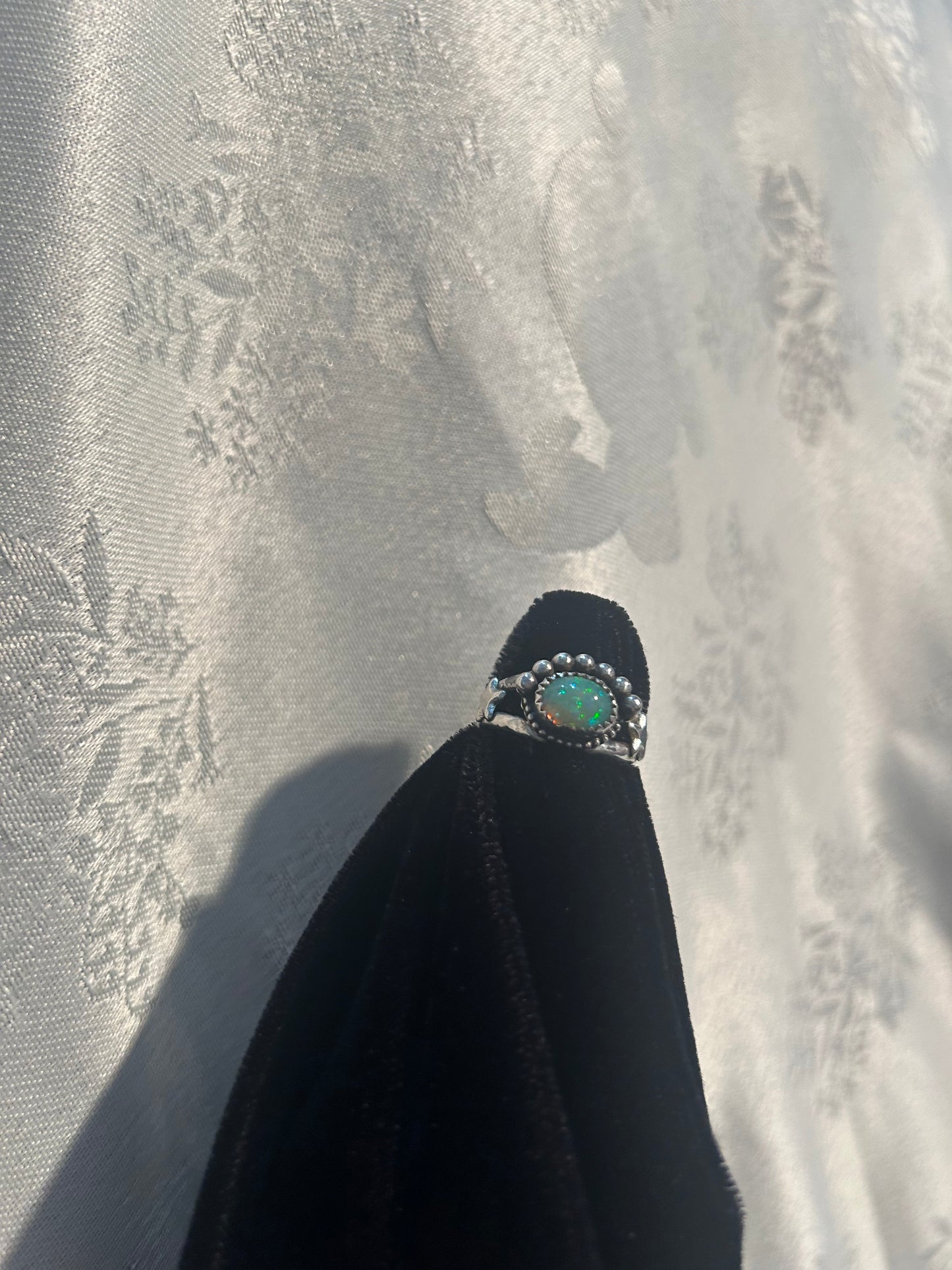 Star Raindrop Opal Ring