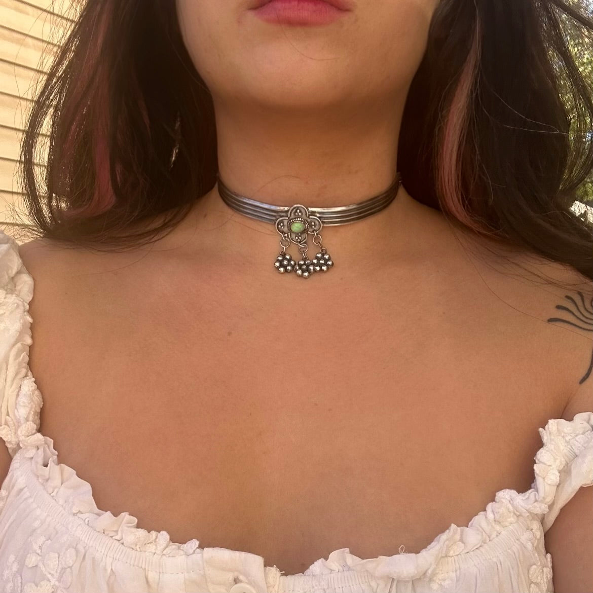 Lucky Clover Goddess Collar