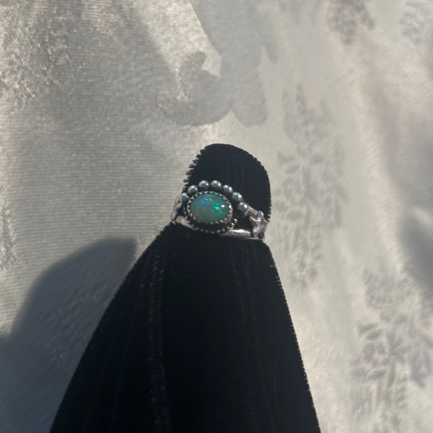 Star Raindrop Opal Ring