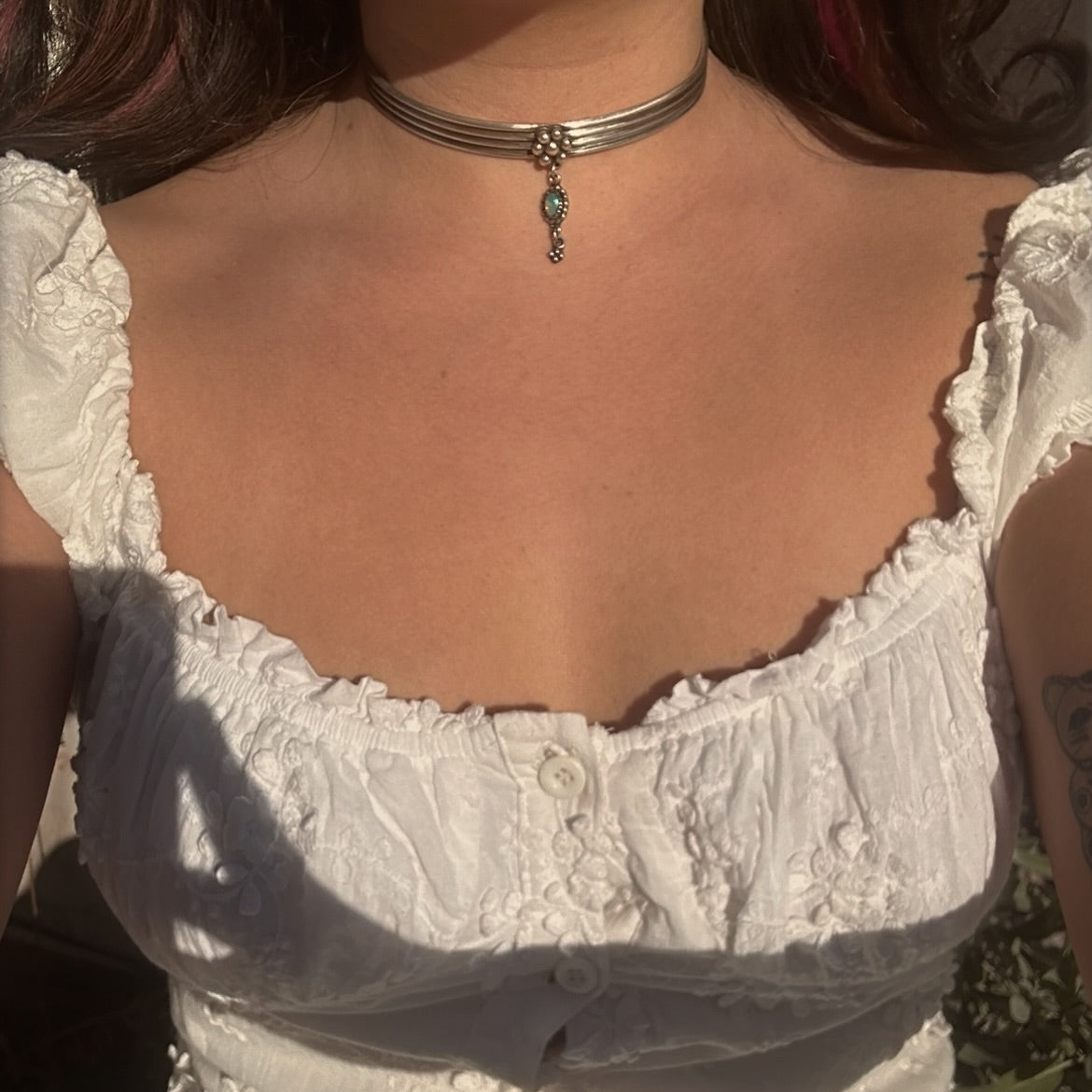 Flower Opal Collar