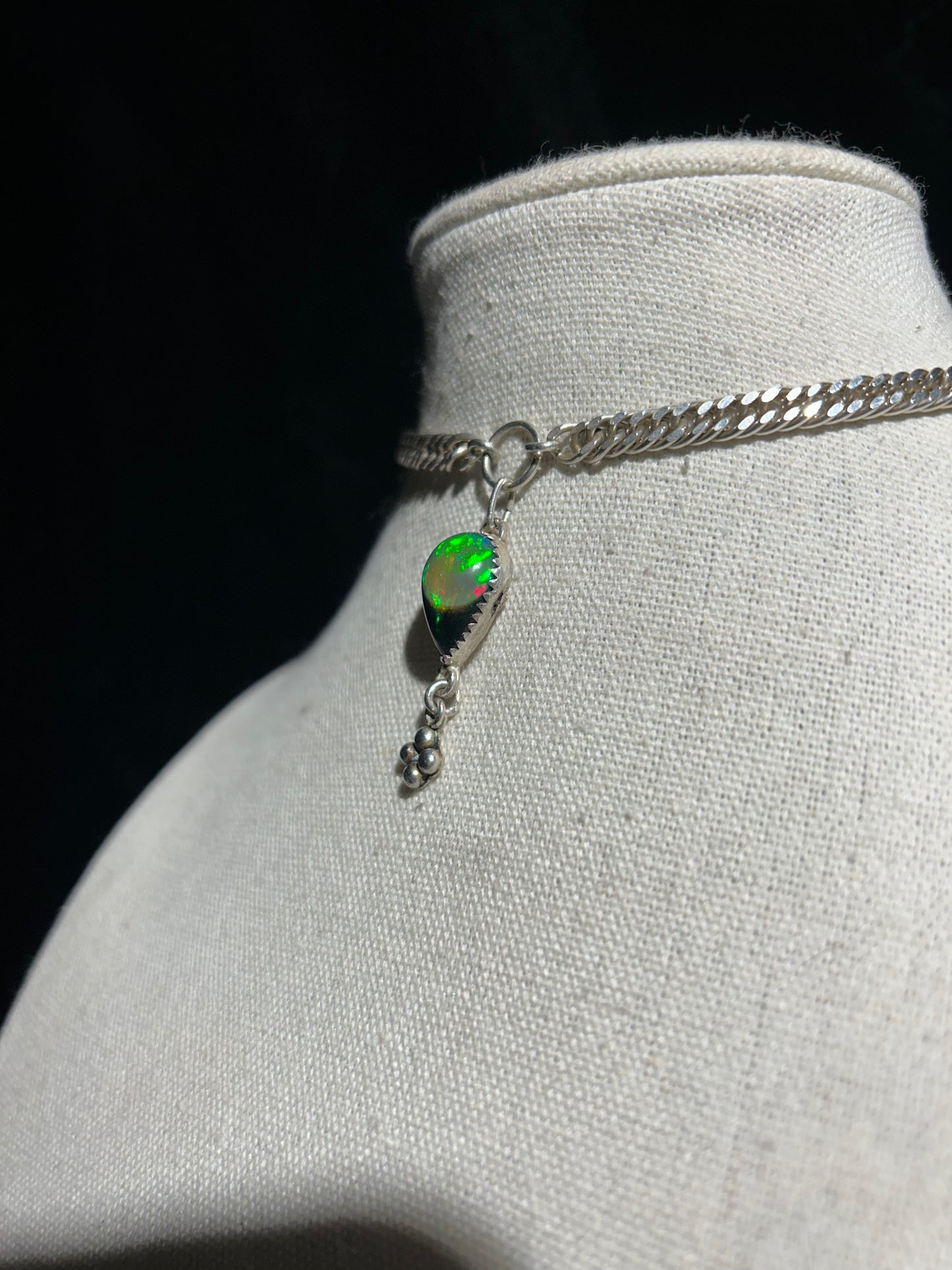 Eye of the World Opal ‘O’ Ring Necklace
