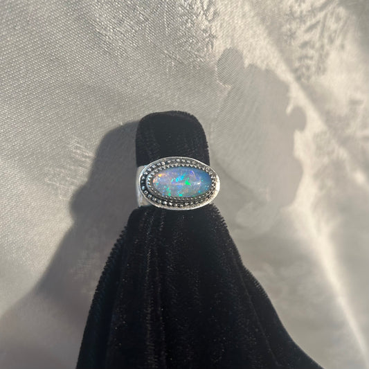 Chunky Opal Statement Ring