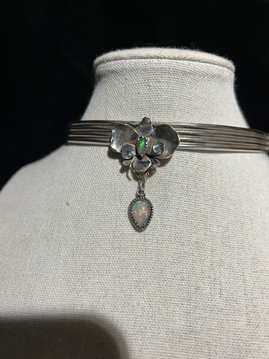 Opal Orchid Goddess Collar